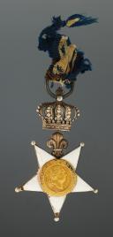 LILY DECORATION FOR THE NATIONAL GUARD OF PARIS KNOWN AS THE "DECORATION OF FIDELITY", Restoration. 30316