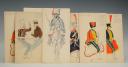 LUCIEN ROUSSELOT - ELEVEN STUDIES ON THE LIGHT CAVALRY UNIFORMS OF THE FIRST EMPIRE: original studies, Early 20th century. 33385