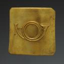 PLAQUE DE CEINTURON TROUPE DE CHASSEURS À CHEVAL, modèle 1843, Monarchie de Juillet. 33827