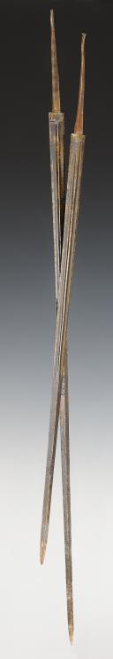 TWO BLADES OF GENDARMERIE SWORDS, model 1853 modified 1872, Third Republic. 32368