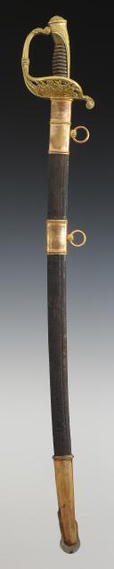 Photo 2 : OFFICER'S SABER OF THE VINCENNES HUNTERS, model 1837, July Monarchy. 28179