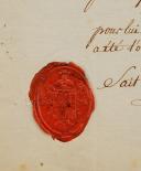 Photo 2 : Spanish Army. SIGNED LETTER FROM BARON THIEBAULT, CERTIFYING MR. DE GAMA'S DEVOTION TO HIS EXCELLENCY THE DUKE OF ABRANTÈS IN 1807 AND 1808 IN PORTUGAL, Vitoria October 14, 1812. 18906-1