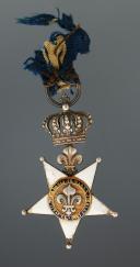 Photo 2 : LILY DECORATION FOR THE NATIONAL GUARD OF PARIS KNOWN AS THE "DECORATION OF FIDELITY", Restoration. 30316