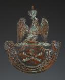 Photo 2 : ARTILLERY SHAKO PLATE, 1812 model, late 19th-century reproduction. 32571-2