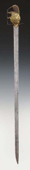 Photo 2 : SABRE D'OFFICIER VOLONTAIRE, ATTRIBUÉ AU RÉGIMENT DE SOUBISE, Ancienne Monarchie, vers 1770-1775. 30821