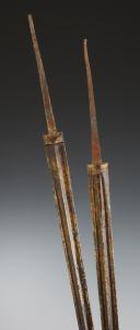 Photo 2 : TWO BLADES OF GENDARMERIE SWORDS, model 1853 modified 1872, Third Republic. 32368