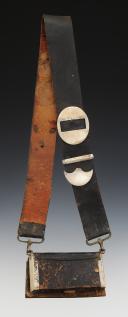 Photo 4 : Small uniform cartridge pouch of the Guards of Monsieur, Restoration period. 29997
