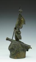 Photo 5 : THEUNISSEN CORNEILLE : Bronze patiné « Le Conscrit de 1814 », XXème siècle (1914).
