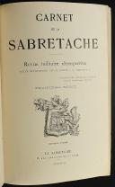 Photo 6 : CARNET DE LA SABRETACHE DE 1910 À 1914.