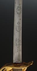 Photo 9 : SABER OF THE KING'S BODYGUARDS, model 1816, Restoration. 26758