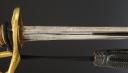 Photo 10 : LIGHT CAVALRY OFFICER'S SABER, model 1822, Second Empire, complete with strap and belt. 27059-1