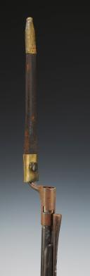 Photo 11 : FUSIL DE CHASSE DU XVIIIème SIÈCLE MODIFIÉ À PERCUSSION. 29869R