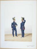 1824. Compagnies de Discipline. Officier, Fusilier