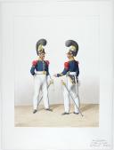 Photo 1 : 1824. Cuirassiers. Maréchal-Ferrant, Brigadier (6e Régiment - de Condé).