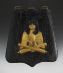 SABRETACHE PATTELETTE FOR ARTILLERY OFFICER'S CAMPAIGN OUTFIT OF THE IMPERIAL GUARD, model 1854, Second Empire. 28498