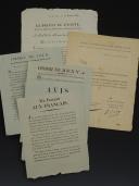 Campaign in France 1814. Various documents: notices and communications from the Allied Armies. 18906-52