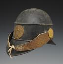 Photo 2 : FIREMAN'S HELMET, or FIRE HELMET IN SHEET METAL, Second Empire. 24502