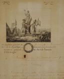 Photo 2 : La Tour d'Auvergne-Corret. LETTRE SIGNÉE DU MARÉCHAL AUGEREAU, DUC DE CASTELGLIONE, ADRESSÉE AU CITOYEN BARRAS, membre du directoire exécutif, lui demandant sa bienveillance pour le SIEUR LATOUR D'AUVERGNE concernant sa bravoure , Hambourg, 22 brumaire an 6 (12 novembre 1791. 18910-35