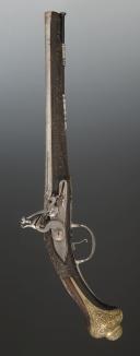 Photo 2 : FLINTLOCK PISTOL "FOR THE ORIENT". Early 19th century. 34589