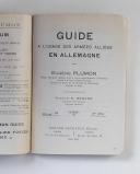 Photo 3 : PLUMON (Eugène) – Guide à l’usage des armées alliées en Allemagne  