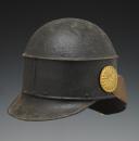 Photo 3 : FIREMAN'S HELMET, or FIRE HELMET IN SHEET METAL, Second Empire. 24502