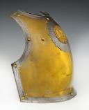 Photo 4 : PLASTRON DE CUIRASSE DE CARABINIERS, modèle 1830 modifié 1854, Second Empire. 29980