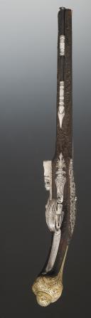 Photo 6 : FLINTLOCK PISTOL "FOR THE ORIENT". Early 19th century. 34589