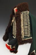 Photo 11 : DOLMAN ET PELISSE D'UN GARDE D'HONNEUR, modèle 1813, Premier Empire. 33647/33648