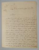 Chouannerie - Émigration. Régiment de Royal Émigrants. LETTRE DE COQUET LIEUTENANT, aux généraux George et la Vendée au Morbihan, Southampton le 9 mars 1796. 18913-33