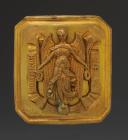 PLAQUE DE CEINTURON D'OFFICIER D'INFANTERIE, modèle du 2 mars 1845, repris en 1872, Seconde moitié du XIXème siècle. 27706