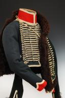 DOLMAN ET PELISSE D'UN GARDE D'HONNEUR, modèle 1813, Premier Empire. 33647/33648