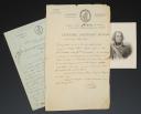 LOT DE DEUX LETTRES SIGNÉES LECOURBE : lieutenant général le 20 juin 1800 au commandant de l'aile droite de l'Armée du Rhin, et inspecteur général d'infanterie le 23 mars 1802 au Ministre de la Guerre. 18910-36
