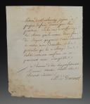 Photo 2 : Royal Navy Corps. SIGNED LETTER FROM D'HARCOURT TO MR. DE CAUX: DESERTION OF SERGEANT VASSE, 2nd Battalion of the Dillon Regiment, January 4, 1778. 18902-22