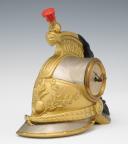 Photo 2 : HORLOGE EN FORME DE CASQUE DE CUIRASSIERS 1872, Troisième République. 27852