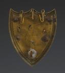 Photo 2 : PLAQUE DE BANDEROLE DE GIBERNE D'OFFICIER DE CHASSEURS À CHEVAL, Second Empire. 33828