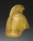 Photo 4 : ALT THANN FIREFIGHTERS HELMET, type 1855 modified 1872, TERRITOIRE IMPÉRIAL D'ALSACE-LORRAINE, 1871-1919. 25496