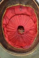 Photo 8 : SHAKO POUR LA TENUE DE CAMPAGNE D'OFFICIER DU RÉGIMENT DES CHASSEURS À CHEVAL DE LA GARDE IMPÉRIALE, Second Empire. 33606