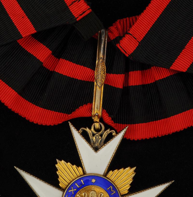 CROIX DE COMMANDEUR DE L ORDRE DE SAINT SYLVESTRE ET DE L PERON D OR 