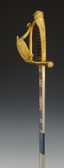 Photo 10 : SABER OF THE GENDARMES OF THE KING'S MILITARY HOUSE, model 1814, Restoration. 26340