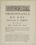 Photo 1 : ORDONNANCE DU ROI, concernant les Hussards. Du 25 mars 1776. 18 pages