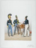 Photo 1 : 1822. Dragons. Adjudant Sous-Officier, Dragons (7e Régiment - de la manche).
