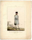 Photo 1 : FINART, GRENADIER DE LA GARDE ROYALE PRUSSIENNE, Premier Empire : Gravure originale.