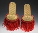 PAIR OF FIREFIGHTERS' EPAULETS, July Monarchy - Second Empire. 25358