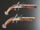 PAIRE DE PISTOLETS D'ARÇON DE TYPE CIVIL - Brescia - Italie. République de Venise, règne du Doge Paolo Renier, vers 170. 34611