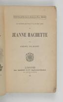 TALMONT (André) – Le siège de Beauvais en 1742 et " Jeanne Hachette " -
