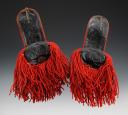 Photo 2 : PAIR OF FIREFIGHTERS' EPAULETS, July Monarchy - Second Empire. 25358