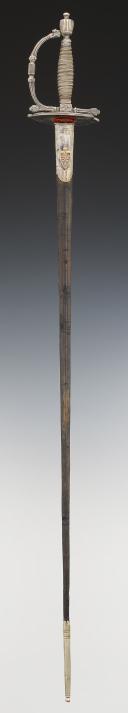Photo 2 : SWORD OF THE SECOND COMPANY OF THE KING'S MILITARY HOUSE MOUSQUETAIRES (Black Musketeers), model 1814, Restoration period. 30044
