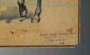 Photo 2 : LUCIEN ROUSSELOT - MOUSQUETAIRE DE LA 2ème COMPAGNIE, RÈGNE DE LOUIS XIII : aquarelle originale. XXème siècle (1926). 33387