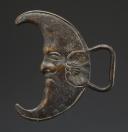 Photo 2 : CROISSANT DE SOUS-GORGE D'OFFICIER DE CAVALERIE, Ancienne Monarchie. 33655