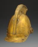 Photo 3 : HELMET OF FIREFIGHTERS OF THE COMMUNE OF VILLEMEUX, type 1855, modified 1872, Third Republic. 24242